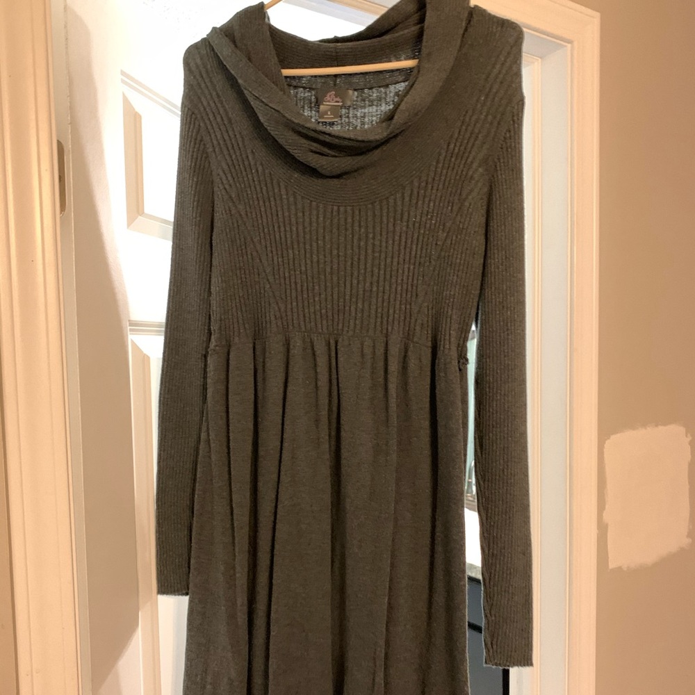 Cowl Neck Maternity Dress